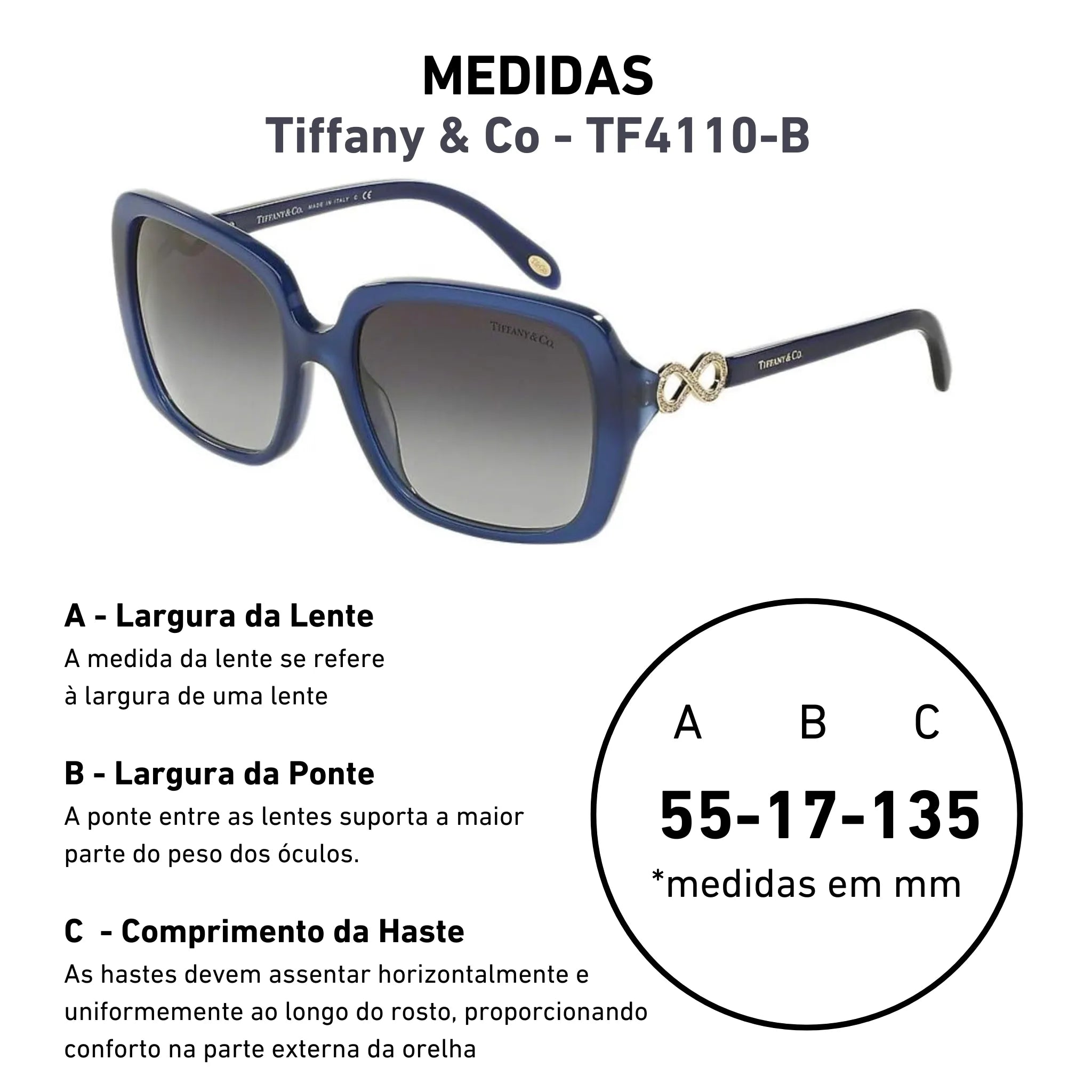 ティファニー TIFFANY&Co. TF4110-B - プラスチック 黒×ティファニー